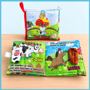 LIBRO PARA BEBE EN TELA